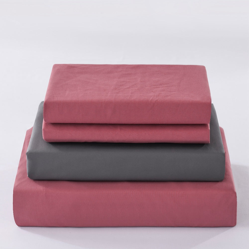 Solid Color Minimalist 3-Piece Bedding Set - Calm Cloud Bedding